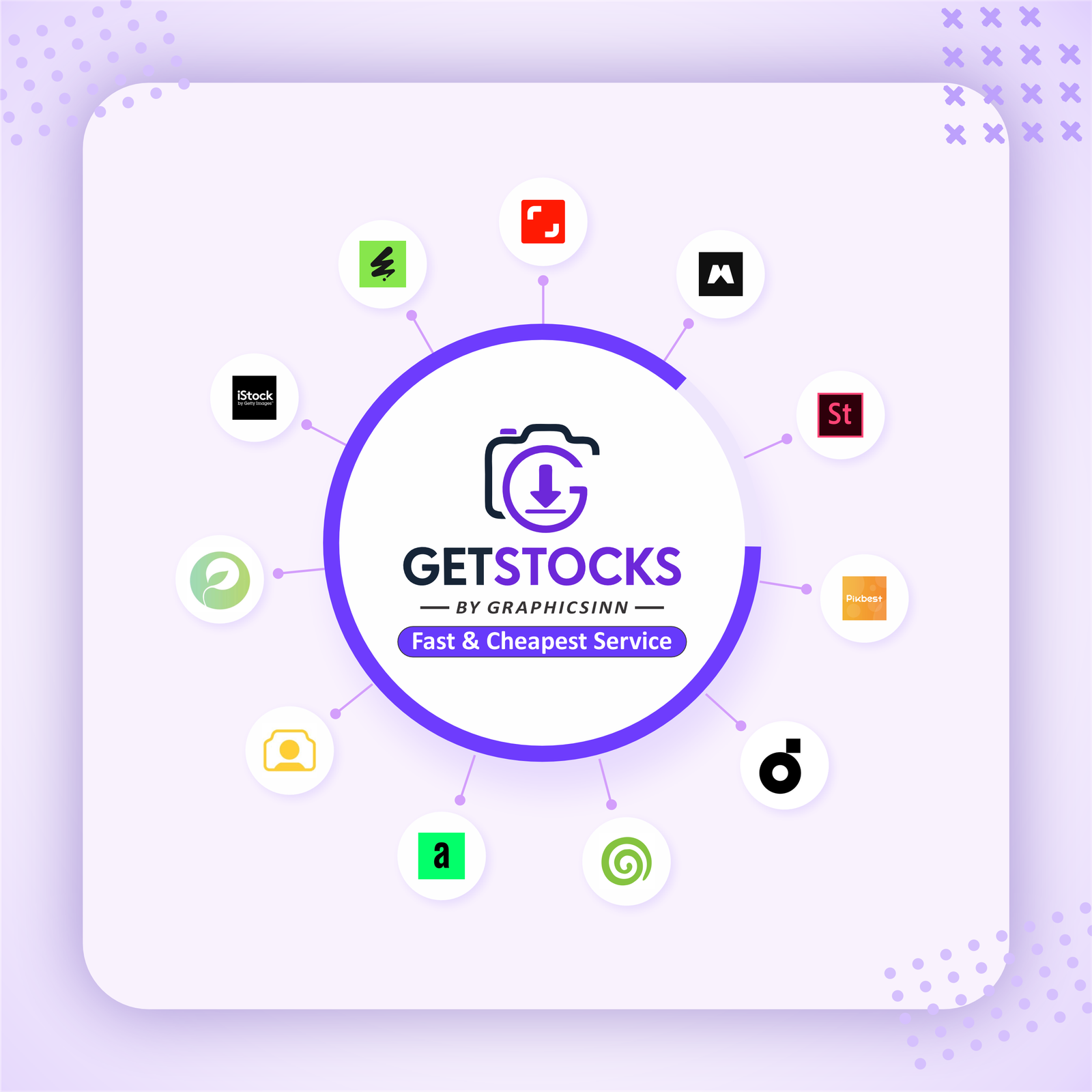 GetStock Logo Mockup